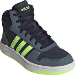 adidas HOOPS MID 2.0 K zelená 3.5 - Dámske tenisky na voľný čas