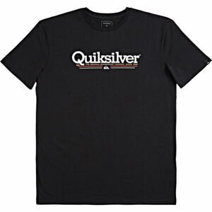 Quiksilver TROPICAL LINES SS Pánske tričko, čierna, veľkosť M