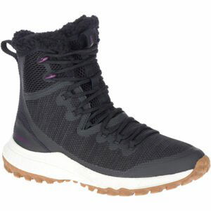 Merrell BRAVADA KNIT PLR WP Dámska zimná obuv, čierna, veľkosť 38