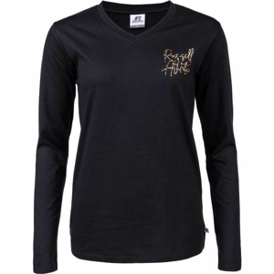 Russell Athletic L/S CREWNECK TEE SHIRT Dámske tričko, čierna, veľkosť M