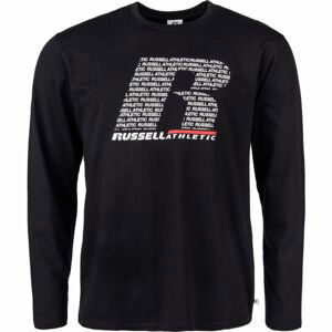 Russell Athletic L/S CREWNECK TEE SHIRT Pánske tričko, čierna,biela,červená, veľkosť