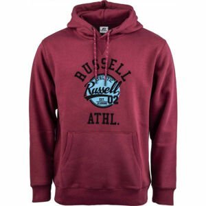 Russell Athletic PULLOVER HOODY Pánska mikina, vínová,čierna,tyrkysová, veľkosť