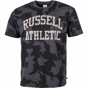 Russell Athletic S/S CREWNECK TEE SHIRT sivá XXL - Pánske tričko