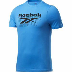 Reebok Pánske tričko Pánske tričko, modrá, veľkosť S