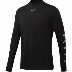 Reebok MEET YOU THERE LS TEE čierna XL - Pánske tričko