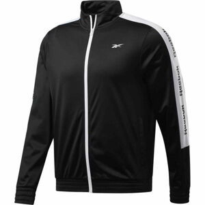 Reebok TE LL TRACK JACKET Pánska bunda, čierna,biela, veľkosť