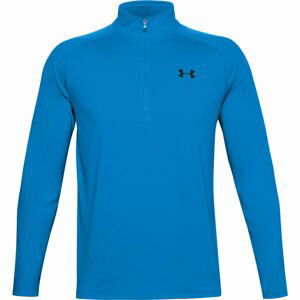 Under Armour TECH 2.0 1/2 ZIP Pánske tričko, modrá, veľkosť