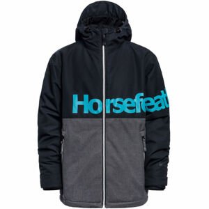 Horsefeathers OLIVER YOUTH JACKET Chlapčenská lyžiarska/snowboardová bunda, čierna, veľkosť M