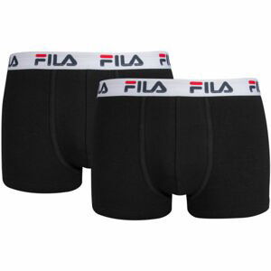 Fila MAN BOXERS 2 PACK Pánske boxerky, čierna, veľkosť S