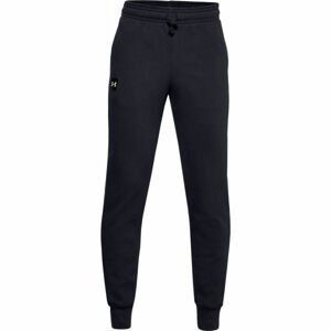 Under Armour RIVAL FLEECE JOGGERS Detské tepláky, čierna, veľkosť L