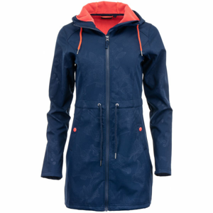 ALPINE PRO CATLICOPA Dámsky softshellový kabát, tmavo modrá, veľkosť M