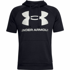 Under Armour RIVAL FLEECE BIG LOGO SS čierna XXL - Pánske tričko