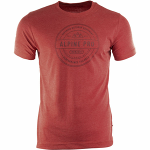ALPINE PRO ERN červená S - Pánske tričko