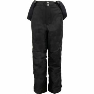 ALPINE PRO MEGGO Detské lyžiarske nohavice, čierna, veľkosť 152-158