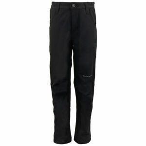 ALPINE PRO REIDENO Detské outdoorové nohavice, čierna, veľkosť 140-146