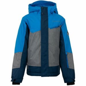 ALPINE PRO LIJANO Chlapčenská zimná bunda, sivá, veľkosť 164-170