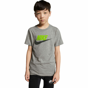 Nike NSW TEE FUTURA ICON TD B sivá S - Chlapčenské tričko