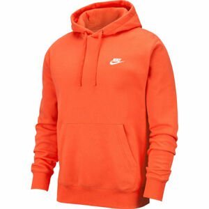 Nike SPORTSWEAR CLUB FLEECE Pánska mikina, oranžová, veľkosť XL