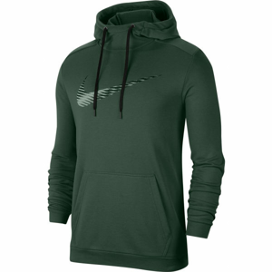 Nike DRY HOODIE PO SWOOSH M tmavo zelená S - Pánska mikina