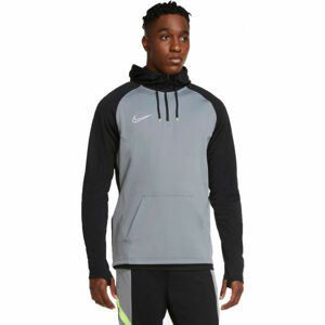 Nike DRY ACD DRIL HOODIE FP MX M sivá XL - Pánska futbalová mikina