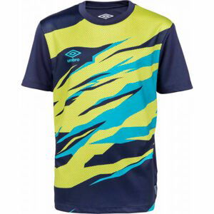 Umbro FW GRAPHIC TRAINING JERSEY JNR Detské  športové tričko, tmavo modrá, veľkosť S