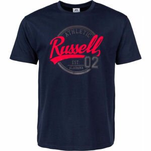 Russell Athletic S/S CREWNECK TEE SHIRT modrá M - Pánske tričko