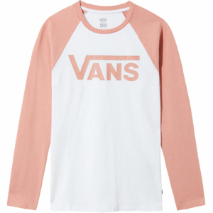 Vans WM FLYING V LS RAGLAN  XS - Dámske tričko s dlhým rukávom