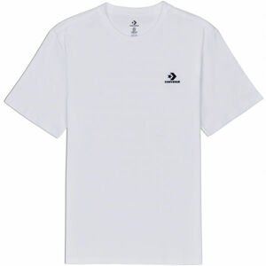 Converse LEFT CHEST SM STAR CHEVRON TEE Pánske tričko, biela, veľkosť M