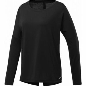 Reebok WOR SUPREMIUM LONG SLEEVE Dámske tričko, čierna, veľkosť