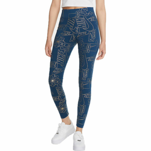 Nike NSW ICN CLSH TIGHT AOP W  S - Dámske legíny