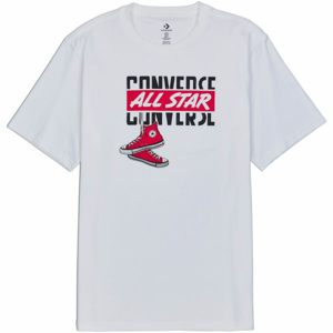 Converse DANGLING CHUCK SS TEE  XXL - Pánske tričko