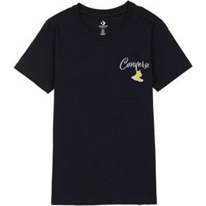Converse WOMENS HANGIN OUT CLASSIC TEE Dámske tričko, čierna, veľkosť L