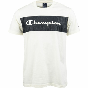 Champion SHORT SLEEVE TOP Pánske tričko, biela,čierna, veľkosť