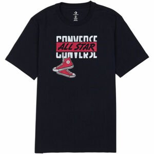 Converse DANGLING CHUCK SS TEE  XXL - Pánske tričko