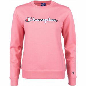 Champion CREWNECK SWEATSHIRT Dámska mikina, ružová, veľkosť M