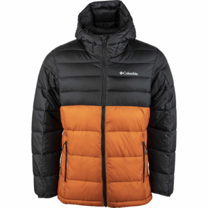 Columbia BUCK BUTTE INSULATED HOODED JACKET Pánska zimná bunda, oranžová, veľkosť S