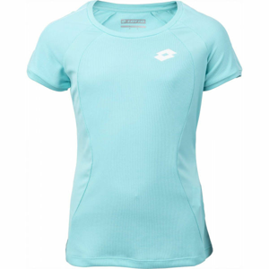 Lotto SQUADRA G TEE PL Dievčenské tenisové tričko, svetlomodrá, veľkosť S