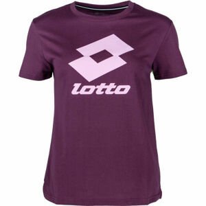 Lotto SMART W II TEE JS Dámske tričko, vínová,ružová, veľkosť