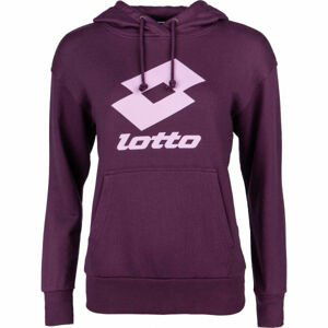 Lotto SMART W II SWEAT HD FT Dámska mikina, vínová, veľkosť S