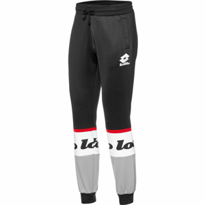 Lotto ATHLETICA PRIME II PANT CUFF PL Pánske tepláky, čierna,biela,mix, veľkosť