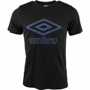 Umbro FW CLASSICO GRAPHIC TEE Pánske tričko, čierna,modrá, veľkosť