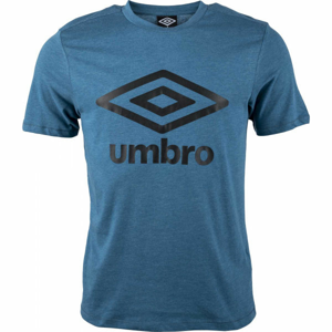 Umbro FW LARGE LOGO TEE Pánske tričko, modrá,čierna, veľkosť