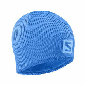 Salomon LOGO BEANIE ASHLEY modrá UNI - Zimná čiapka