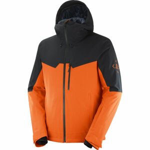 Salomon UNTRACKED JACKET M Pánska lyžiarska bunda, oranžová, veľkosť M