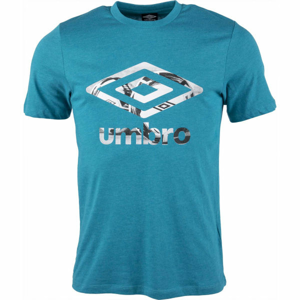 Umbro FW PHOTO GRAPHIC TEE Pánske tričko, modrá,biela,tmavo sivá, veľkosť