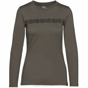 Northfinder ORGESA Dámske tričko organická bavlna, khaki, veľkosť M