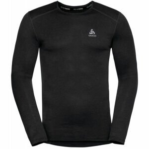Odlo BL TOP CREW NECK L/S ACTIVE THERMIC Pánske funkčné tričko, čierna, veľkosť M