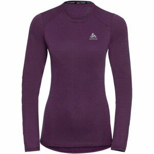 Odlo BL TOP CREW NECK L/S ACTIVE THERMIC fialová XS - Dámske funkčné tričko