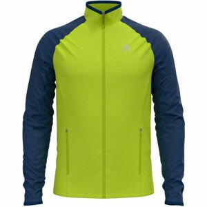 Odlo MIDLAYER FULL ZIP PROITA Pánska funkčná mikina, zelená, veľkosť