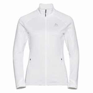 Odlo WOMEN'S MIDLAYER FULL ZIP PROITA biela XS - Dámska mikina